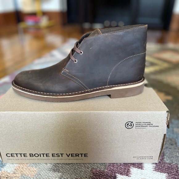 Men's Bushacre 2 Chukka Boots in Beeswax leather from Clark's - Picture 4 of 11